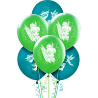 Tinkerbell & the Pixie Hollow Games - 6 x latex balloons
