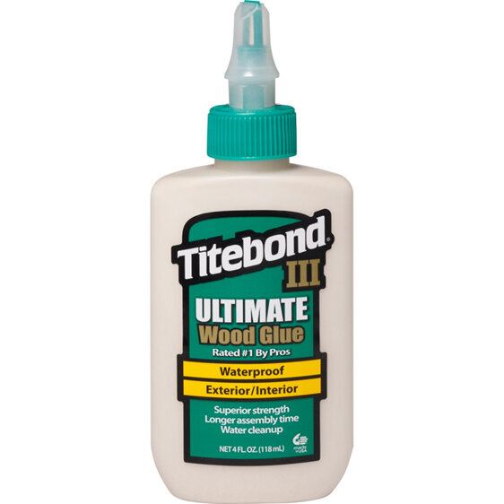 Titebond III Ultimate Waterproof Aliphatic Wood Glue 118ml