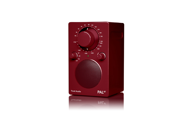 Tivoli PAL BT portable radio in red @totallywired.nz