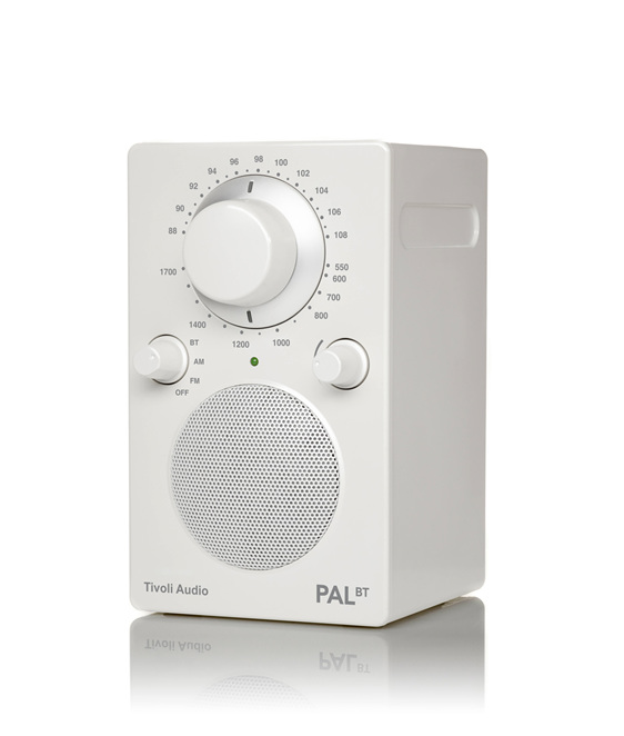 Tivoli PAL BT portable radio in white @totallywired.nz
