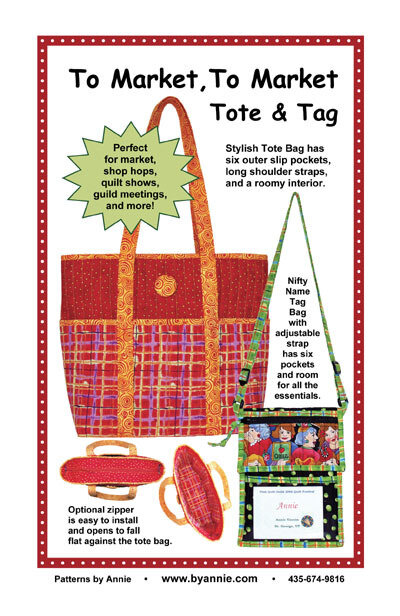 To Market, To Market Tote & Tag Pattern