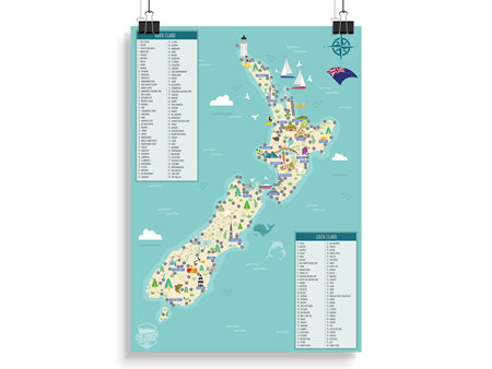 TOC Original NZ Scratch Map A2
