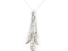 toetoe toi toi botanical native grass sterling silver necklace kinetic movement