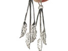 Toitoi Toetoe native grass leaves sterling silver kinetic earrings lilygriffin