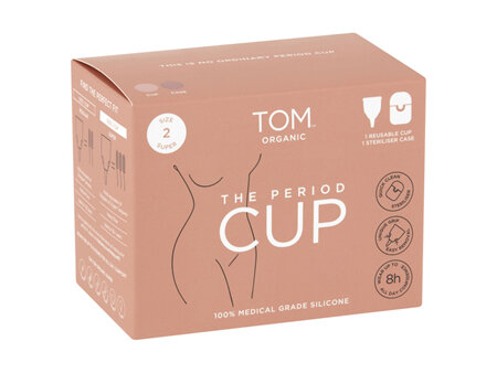 TOM Organic Period Cup Size 2 Super