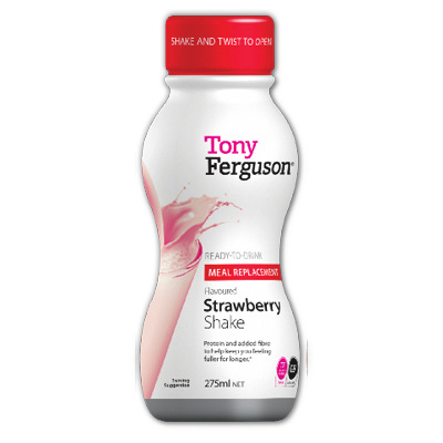Tony Ferguson Ready-To-Drink Shake Strawberry 275mL
