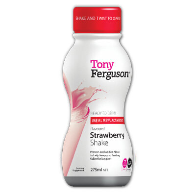 Tony Ferguson Ready-To-Drink Shake Strawberry 275mL