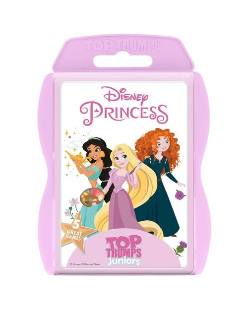 Top Trumps Disney Princess game cards travel