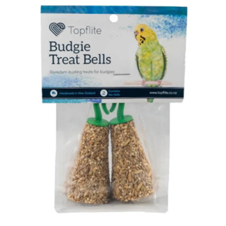 Topflite Budgie Treat Bells Twin Pack