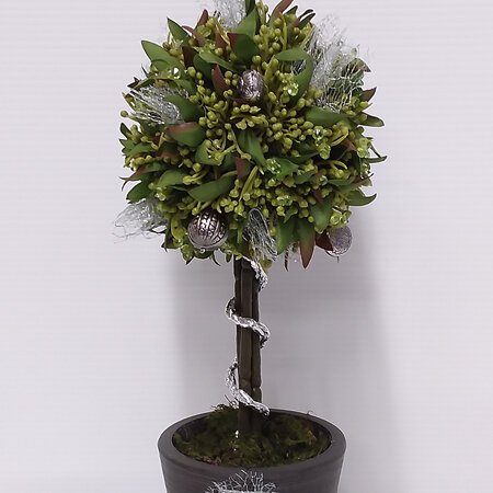 Topiary Gemstone Silver Stream 2326