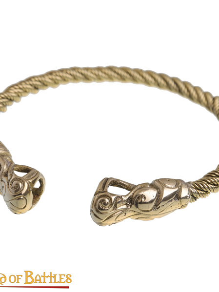 Torc 1 - Celtic/Viking Brass Torc Neck Ring