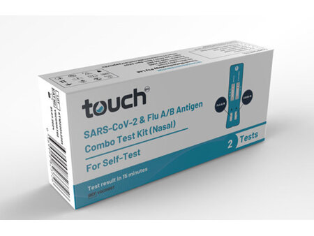 TOUCH A/B INFLUENZA+COVID19 COMBO 2TEST
