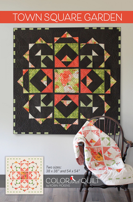 Town Square Garden Quilt from Robin Pickens