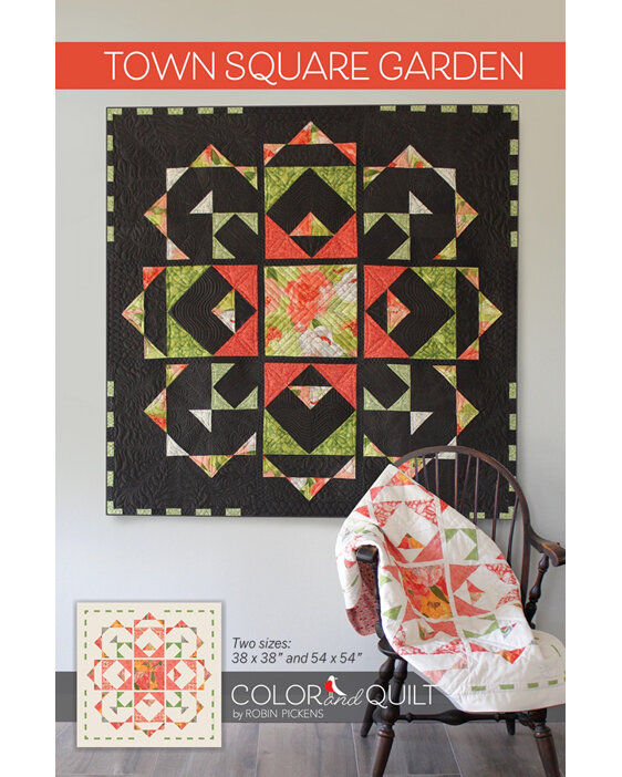 Town Square Garden Quilt from Robin Pickens
