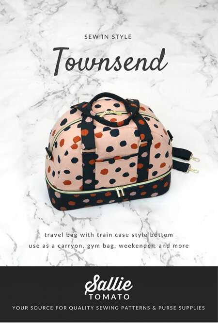 Townsend Travel Bag Pattern from Sallie Tomato