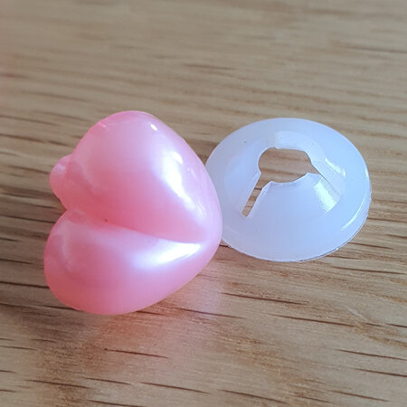Toy Making Safety Eyes - Hearts 17mm