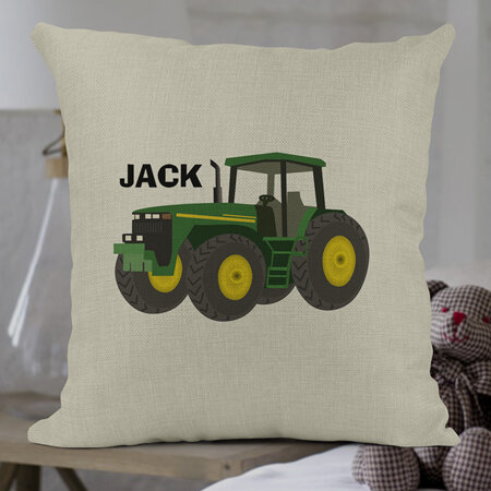 Tractor Personalised Cushion Cover