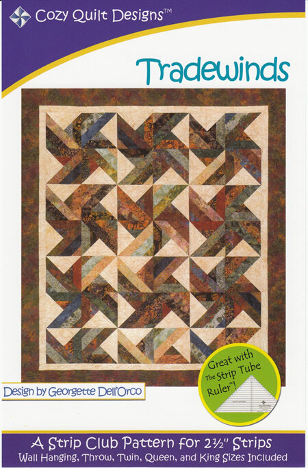 Tradewinds Quilt Pattern from Cozy Quilt Designs