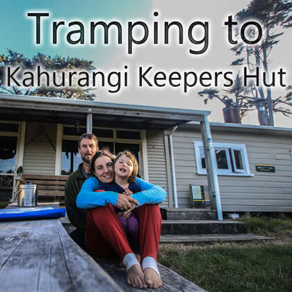 tramping to kahurangi keepers hut with baby