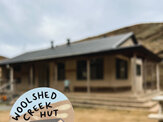 Tramping with kids woolshed creek hut stickers hiking journal