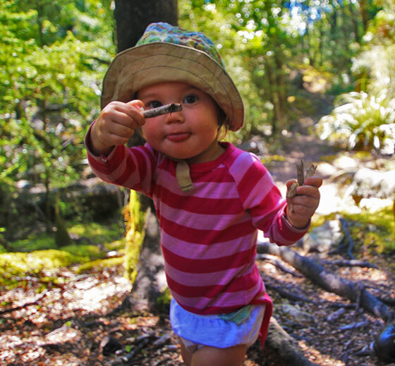tramping with toddlers and babies nz