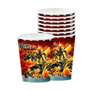 Transformers 3 party Cup pack of 8
