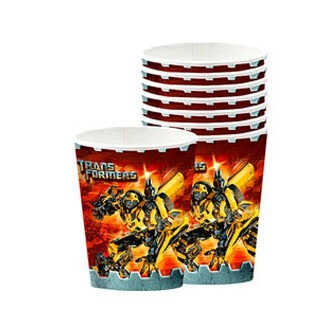 Transformers 3 party Cup pack of 8