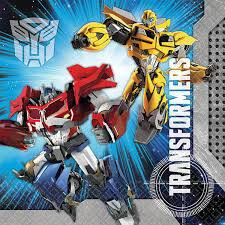 Transformers   - Lunch Napkins x 16 - NEW