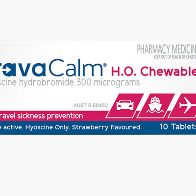 TravaCalm H.O 10 Chewable Tablets