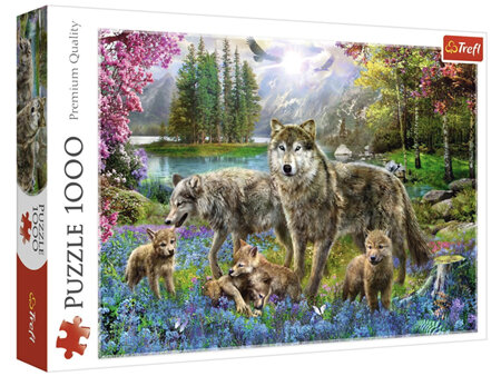 Trefl 1000 Piece Jigsaw Puzzle: Lupine Family