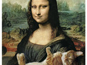 Trefl 500 Piece Jigsaw Puzzle: Mona Lisa & Purring Kitty