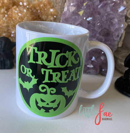 Trick Or Treat Green Mug