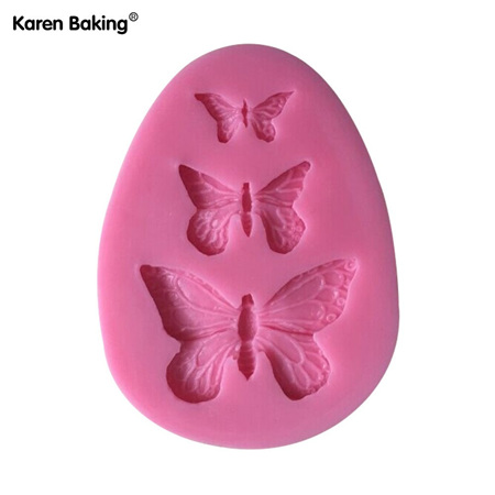Trio Butterflies Silicone Mould