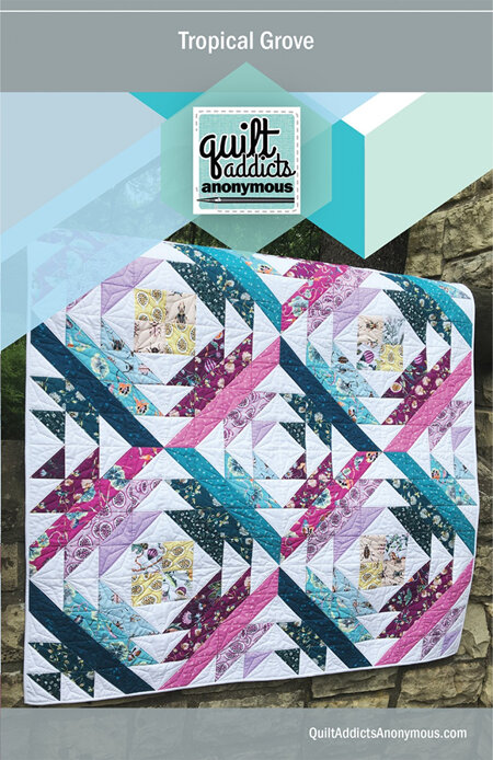 Tropical Grove Quilt Pattern from Quilt Addicts Annonymous