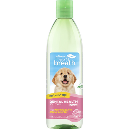 Tropiclean Fresh Breath Dental Health Solutions for Puppies
