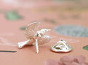 Tui bird native sterling silver wedding lapel pin brooch lilygriffin nz jewelry