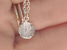 tui tuft tiny little feather light sterling silver necklace pendant lily griffin