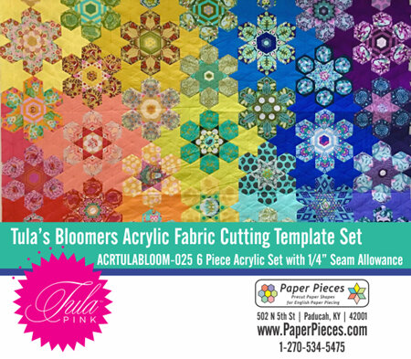 Tula Bloomers Acrylic Templates (Choose Your Seam Allowance)
