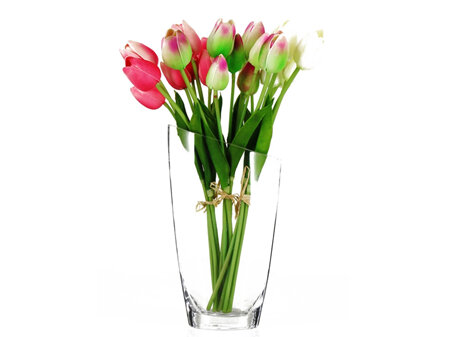 Tulip Bouquet 8 Heads Pink-Green