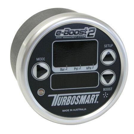 Turbosmart eBoost2 60mm Boost Controller Black Silver TS-0301-1002