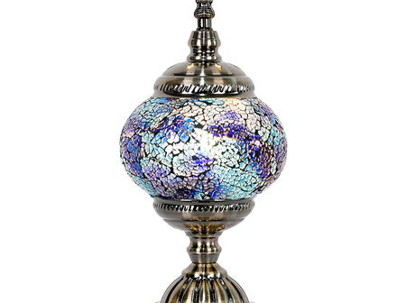 Turkish Mosaic Lamp - Blue/Purple