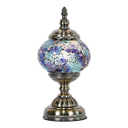 Turkish Mosaic Lamp - Blue/Purple