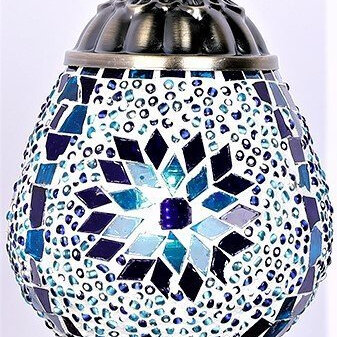 Turkish Oval Mosaic Lamp