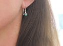 turquoise december birthstone rosehips earrings silver lilygriffin nz jewellery