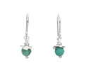 turquoise sterling silver rosehip earrings december birthstone lilygriffin nz
