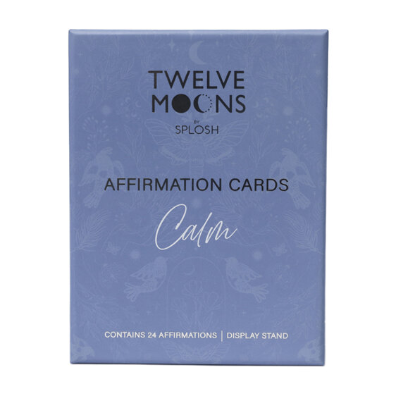 Twelve Moons Affirmation Cards Calm