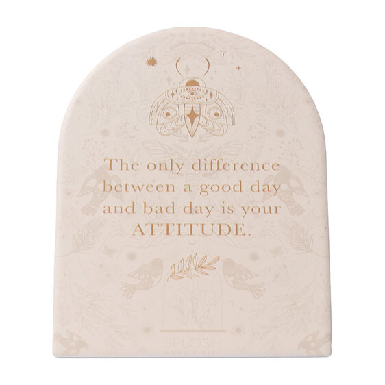 Twelve Moons Ceramic Verse Attitude the only difference between a bad day good