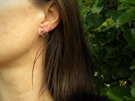 Twig Heart Stud Earrings Valentine Sterling Silver Julia Banks Jewellery