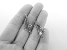Twig Sterling Silver Earrings Nature Woodland Julia Banks Jewellery