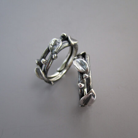 Twig Sterling Silver Ring